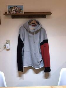 424 FELPA RIC.TA/HOODIE ビッグシルエット パーカー 良センス配色