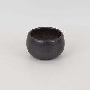 盆栽鉢 萬古焼 万古焼 黒丸 2.5号 幅8.5cm×高さ5cm 陶器鉢 ミニ盆栽 ミニミニ 盆栽 丸み 和鉢 和 盆栽妙