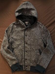 【名作】美品 RRL SALT&PEPPER HOOD JACKET ダブルアールエル ジャスペ 杢 ソルトペッパー ごま塩 パーカー ジャケット 2011年製 S〜M