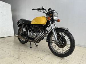 24-15.不動車 CB400F 408cc 黄 クランキング確認済!部品多数欠品で現状販売.要修理整備.レストアベース/輸入新規.国内未登録/豊橋市/4F0E