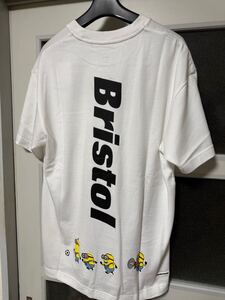 送料無料 S FCRB F.C. Real Bristol MINIONS EMBLEM POCKET TEE ミニオン Tシャツ ホワイト