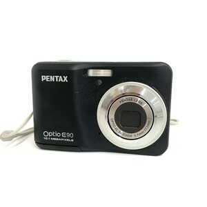 ジャンク品◆PENTAX ペンタックス Optio E90 デジタル カメラ◆ ブラック