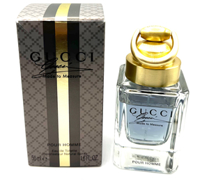 ★グッチ香水・GUCCI MADE TO MEASURE POUR HOMME EDT.50ml・★展示USED/残量 約92% 約46ml・廃盤・入手困難/地下冷暗倉庫保管品