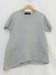 tricot COMME des GARCONS トリココムデギャルソン 半袖ニット TN-020030 AD996 グレー 綿100% Short sleeve knit