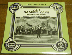 未開封 Sammy Kaye And His Orchestra - The Uncollected Vol.1 1940-41 / 40s,SWING,BIGBAND,3 Kaydets,Tommy Ryan,Hindsight Records