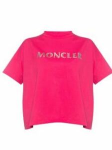 【新品】Moncler レディースTシャツ　Mサイズ　ピンク色