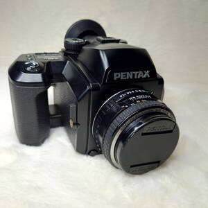 【1円スタート！】Pentax 645N / Pentax FA 75mm f2.8 / Pentax / ペンタックス 中判 /動作未確認 現状品