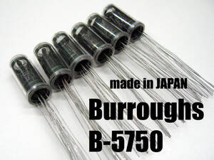 ★☆（管NX011） 国産ニキシー管 Burroughs B-5750 6本セット / NOS Nixie Tubes 6pcs☆★