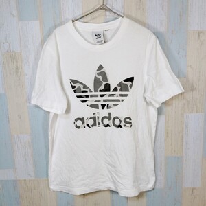 422 adidas　半袖Ｔシャツ　ホワイト プリント