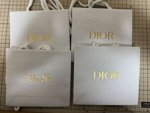 即決◆ディオール Dior 紙袋 ショップ袋 小 4個　13×14.5×5cm 送料無料