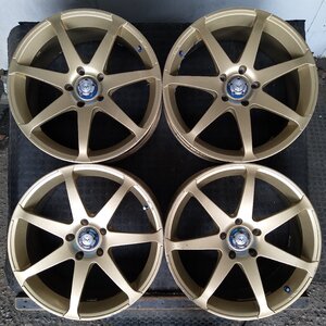 管理番号：A10-249【4本価格】【18x7.5J 5x114.3 ET+52 ハブ73】RAYS CAMPIONATO-SS7・ノア ヴォクシー等・適格請求書発行可能