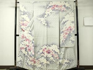 平和屋着物■豪華振袖　草花文　暈し染め　正絹　逸品　CAAK3298ev