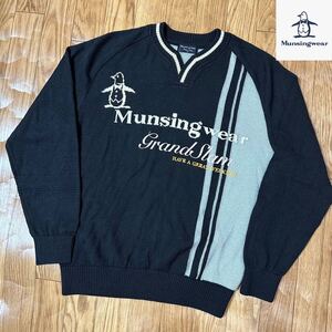 【美品】マンシングウェア Munsingwear ニット セーター grand slam グランドスラム　Mサイズ