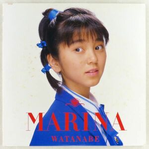 ■渡辺満里奈｜MARINA ＜LP 1987年 見本盤・日本盤＞1stアルバム 深呼吸して、ホワイトラビットからのメッセージ収録