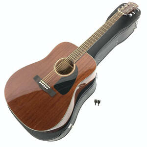 Fender フェンダー CD-60 All Mahogany アコースティックギター Serial No.OI16061505 ブラウン系 ハードケース付 ★簡易検査品