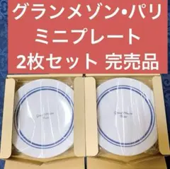 【新品未使用】グランメゾン パリ ミニプレート お皿 2枚セット 完売品