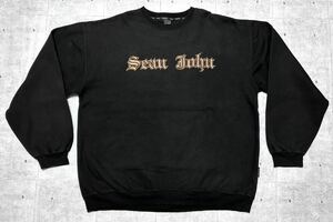 00s Sean John ショーンジョン ビッグシルエット スウェット XXL　　00年代 Y2K クルーネック トレーナー 大きいサイズ B-BOY B系 柳9035