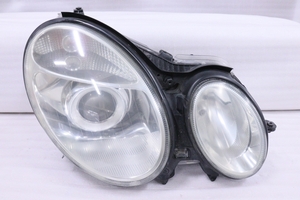 17-502★前期 HID W211 ベンツEクラス★右ヘッドライト 154 362-00 ASSY メッキ ★メルセデス・ベンツ 純正 (RO)