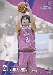 BBM×B.LEAGUE 2017-18 2nd 菅野翔太 168 レギュラーカード