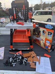 直接引取S90289 BLACK＋DECKER JUNIOR POWER TOOL WORKSHOP 良品