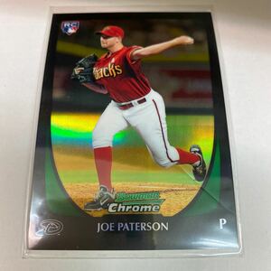 Joe Paterson RC 2011 Bowman Chrome Draft Refractors