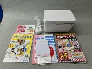 【中古品】CASIO ハガキフォトプリンター プリン写ル PCP-2100 ※インクの出が悪いです 現状品 （管理番号：049109）　