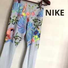 NIKE ナイキ スパッツ レギンス グレー 総柄 Mサイズ