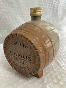 ★ 未開栓 ★CAMUS / カミュ 樽型陶器 コニャック COGNAC 700ml VIEILLE RESERVE ヴィエイユ リザーブ 40度 樽型 古酒 ブランデー 藤231