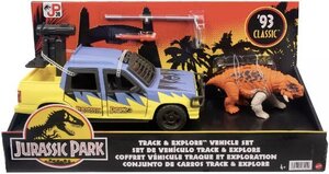 限定 マテル ジュラシックパーク スクトサウルス フィギュア 復刻版 JURASSIC PARK TRACK & EXPLORE VEHICLE SET ジュラシックワールド