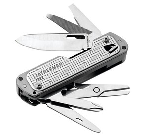 Leatherman USA No.FRT4-SV フリーT4　シルバーStainless Steel ハンドル・全長9.3ｃｍ・ナイフ:5.6cm