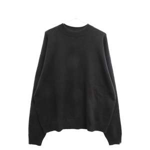 BALENCIAGA バレンシアガ Embroidered Cashmere Sweater 772362 T4144 カシミアニットセーター ブラック