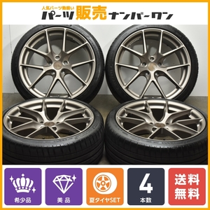 【美品】AODHAN LS007 19in 8.5J +35 PCD114.3 ミシュラン パイロットスポーツ4S 235/35R19 カムリ クラウン スカイライン レヴォーグ