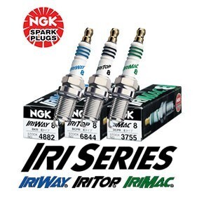 [NGK] イリシリーズプラグ IRIWAY 熱価9 (1台分セット) 【ピアッツァ/ネロ [JT221F] H3.8~H5.6 [4XF1] 1800】