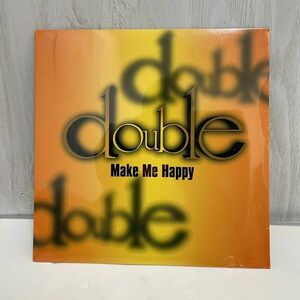 LP　レコード　double ダブル Ｍake Ｍe Ｈappy/未開封/シュリンク/平成/クラブ　ハウス　ソウル