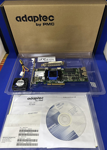 【中古】Adaptec ASR-6805 ファン付 RAIDコントローラ LowProfile対応