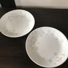 レトロ　コレール　プレート　中皿　花柄　USA　corelle 直径21.5