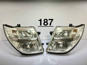 美しい **美品 エルグランド E51 NE51 ME51 MNE51 中期 後期 純正 HID ヘッドライト 左右セット KOITO 100-24854 HCHR-272 