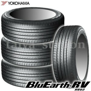 [在庫あり即納可]送料無料◆新製品 新品 ミニバン用 低燃費タイヤ ヨコハマ BluEarth RV03 195/60R16 89V 4本セット