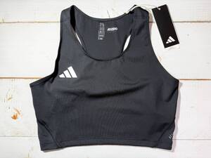 【即決】adidas Adizero アディダス 女子 陸上 クロップトップ レーシングブルマ Black 海外Mサイズ