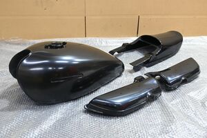 K-085 新品 日本製 Z1 Z2 750RS ロングピッチ 塗装ベース 外装セット タンク 左右サイドカバー テールカウル MRS