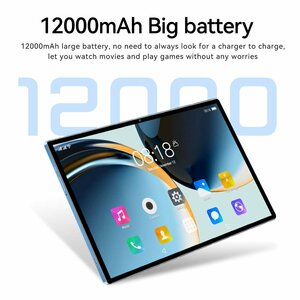 2023新作 タブレット PC 10.1インチ Android 12.0 Wi-Fiモデル 液晶 simフリー GMS認証 軽量 在宅勤務 ネット授業 8GB RAM/256GB おすすめ