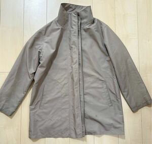 Calvin Klein Coats　カルバンクライン　ステンカラーコート　ジャケット　ベージュ　9号　レディース　Mサイズ　無地　シンプル