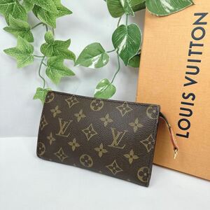 n246 1円 LOUIS VUITTON ルイヴィトン モノグラム ポーチ ショルダー バケット付属ポーチ ポシェット シリアルナンバー VI0967