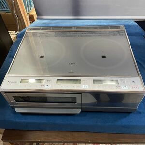 瀧511 中古 Panasonic KZ-KG22E 2口 IH クッキングヒーター 2023年製 コンロ IHクッキングヒーター グリル未使用 200V 美品