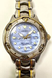 SEIKO セイコー SCUBA ダイバーズ 200M デイト 7N35-6030 クォーツ 腕時計