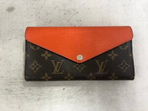 【LOUIS VUITTON】ルイヴィトン　モノグラム　 ポルトフォイユ　折長財布　ブラウン系　SY02-FWW