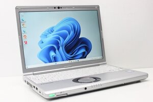 1円スタート ノートパソコン Windows11 WPS office搭載 Panasonic レッツノート CF-SV7 第8世代 Core i5 SSD256GB メモリ8GB カメラ