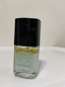 CHANEL シャネル　マニキュア ヴェルニ　123 CRYSTAL BLUE 定形外発送220円 残量たっぷり　ネイルカラー