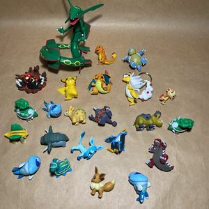 23体セット ポケモン フィギュア TOMY 2004 AGフィギュア レックウザ 特典 モンコレ モンスターコレクション 吉野家 メガデンリュウ