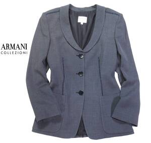 アルマーニコレッツォーニ ARMANI COLLEZIONI 上質 デザイン ジャケット 40